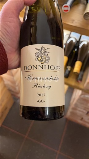 Nahe Dönnhoff Hermannshöhle Riesling GG 2017