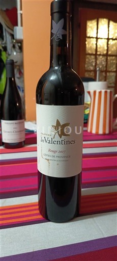 Provenza Côtes de Provenza Château Les Valentines Rouge 2017