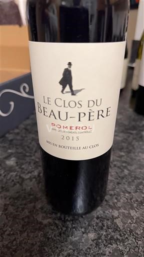 Bordeaux Pomerol Le Clos du Beau-Père 2015