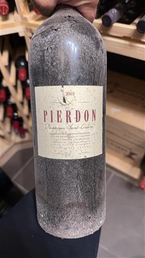 Bordeaux Pessac-Léognan Pierdon 2003