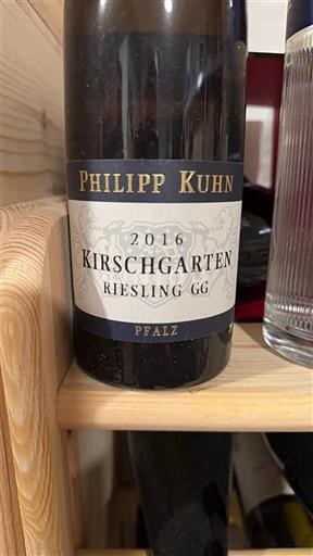 Palatinato Philipp Kuhn Kirschgarten Riesling GG 2016