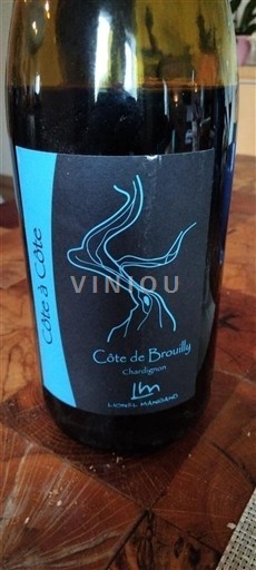 Beaujolais Côte-de-brouilly Lionel Mahevas Côte à Côte 2022