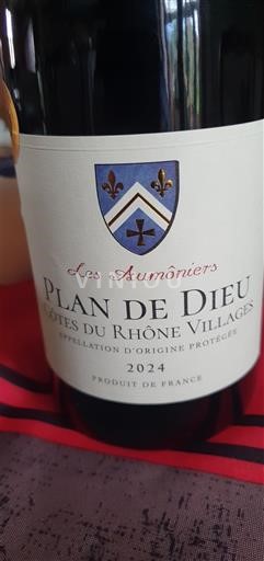 Thung lũng Rhône Không được chỉ định Plan de Dieu Les Aumôniers 2024