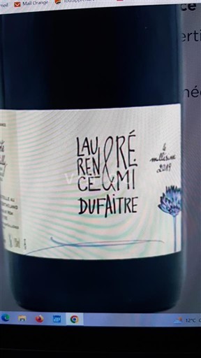 Beaujolais Beaujolais Villages Laurence et Rémi Dufaitre 2019