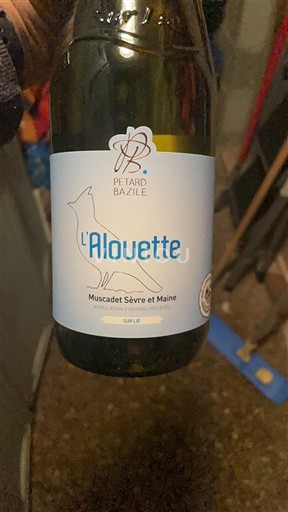 Loiredalen Muscadet-Sèvre-et-Maine Pétard Bazile L'Alouette 2024