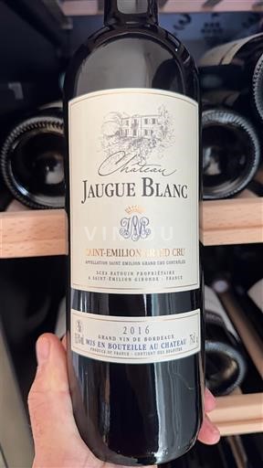 Bordeaux Saint-Émilion Grand Cru Grand Cru Château Jaugue Blanc 2016
