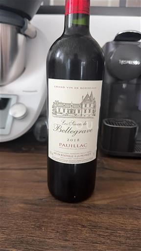 Bordeaux Pauillac Château Bellegrave Les Fleurs de Bellegrave 2018