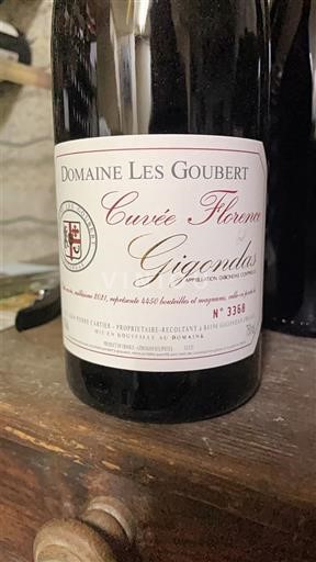 Rhônedalen Gigondas Domaine Les Goubert Florence 2021