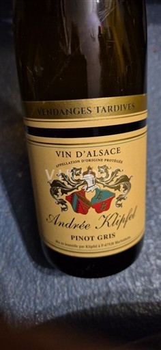 Alsace Andrée Klipfel Pinot Gris 2011