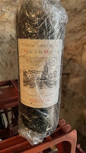 Bordeaux Pessac-Léognan Château Saint Eugène L'Octave de Manéou 2020