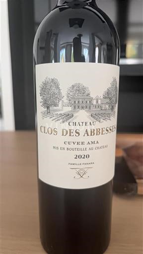 Bordeaux Saint-Émilion Château Clos des Abbesses Ama 2020