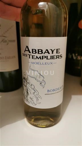 Bordeaux Abbaye des Templiers Moelleux 2023