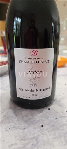 Thung lũng sông Loire Saint-Nicolas-De-Bourgueil Domaine La Chanteleuserie Irène 2022