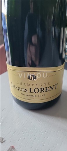 Champagne Champagner Jacques Lorent 2016