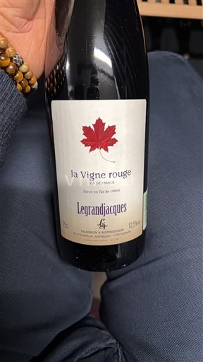 Lorraine Không được chỉ định Legrandjacques la Vigne rouge 2017