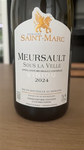 Burgundy Meursault Domaine Saint-Marc Sous la Velle 2024