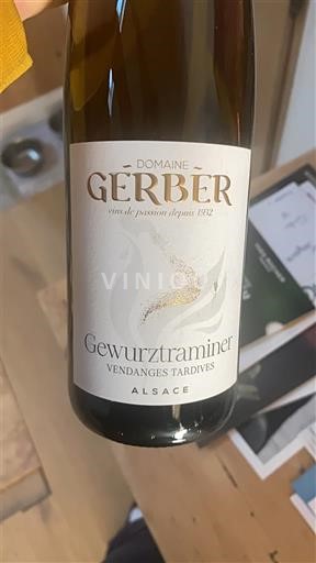 Alsace Vendanges Tardives Domaine Gerber Non-Vintage