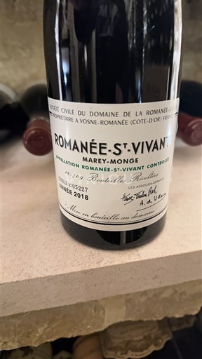 Borgogna Romanée-saint-vivant Grand Cru Domaine La Romanée-Conti Romanée-St-Vivant Marey-Monge 2018