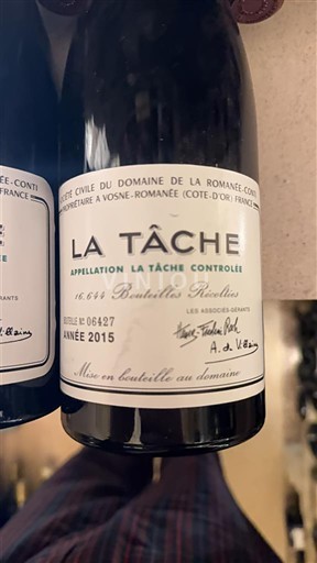 Burgundi La Tâche Grand Cru Domaine La Romanée-Conti La Tâche 2015