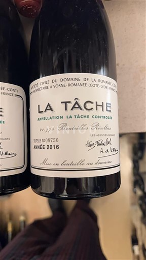 Burgundi La Tâche Grand Cru Domaine La Romanée-Conti La Tâche 2016