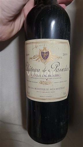 Burdeos Côtes-de-bourg Château Passieux 2009