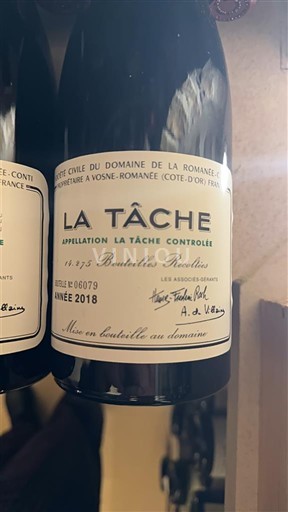 Burgundi La Tâche Grand Cru Domaine La Romanée-Conti La Tâche 2018