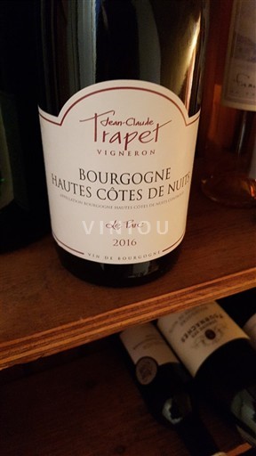 Burgundsko Hautes Côtes de Nuits Jean-Claude Trapet Le Fût 2016
