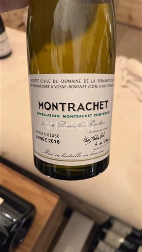 Bourgogne Montrachet Grand Cru Domaine La Romanée-Conti 2018