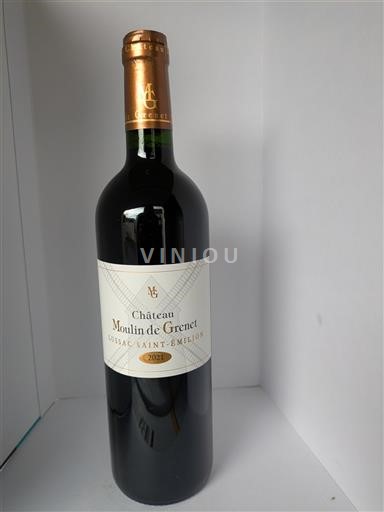 Bordéus Lussac-Saint-Émilion Château Moulin de Grenet 2021