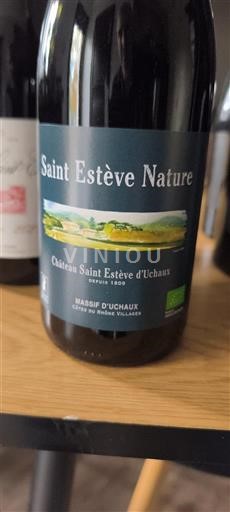 Rhônedalen Ospecificerad Château Saint Estève Uchaux Saint Estève Nature Icke årgångsbetecknad