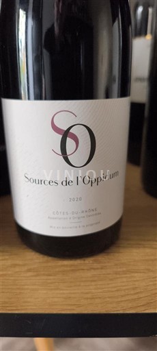 Rhônen laakso Côtes-du-rhône Sources de l'Oppidum 2020