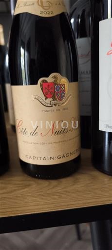 Burgundsko Côte de nuits villages Capitain-Gagnerot 2022