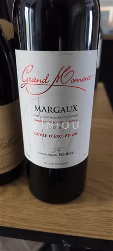 Bordeaux Margaux Maison Joël Boubee d'Exception 2016