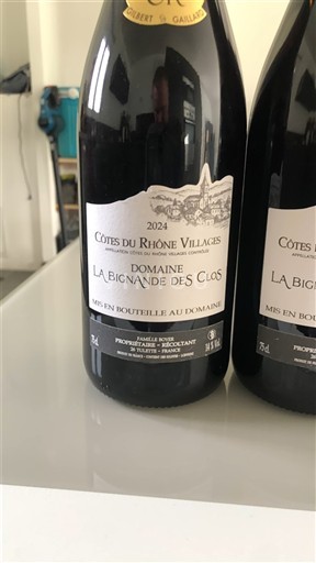 Rhône Valley Côtes du Rhône Villages Domaine La Bignande des Clos 2024