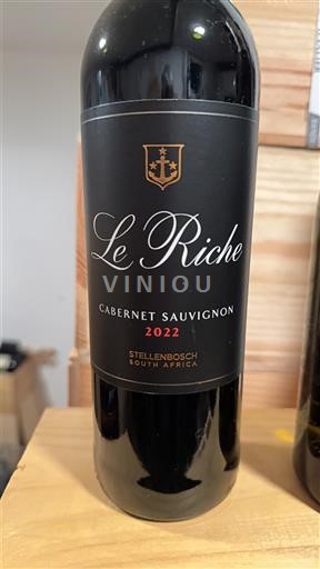 Pobrežní oblast Stellenbosch Le Riche Cabernet Sauvignon 2022