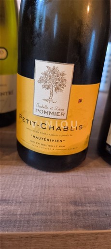 Bourgogne Petit-chablis Isabelle et Denis Pommier Hauterivien 2022