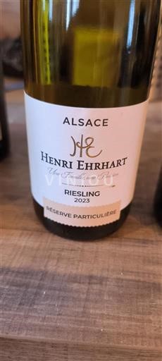 Alsace Unspecified Henri Ehrhart Réserve Particulière 2023