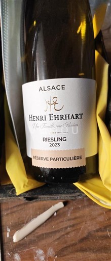 Alsacia Nespecificat Henri Ehrhart Réserve Particulière 2023