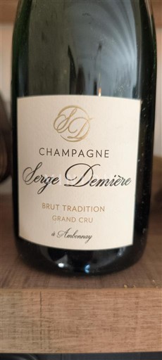 Champagne Sâm-panh Grand Cru Serge Domiére Brut Tradition Không niên vụ