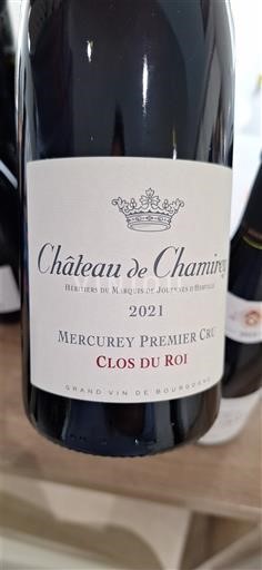 Borgogna Mercurey Premier Cru Château Chamirey Clos du Roi 2021