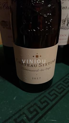 Rhônetal Châteauneuf-du-Pape Château Sixtine 2017