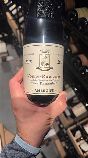 Burgundi Vosne-Romanée Ambroise Aux Damaudes 2018