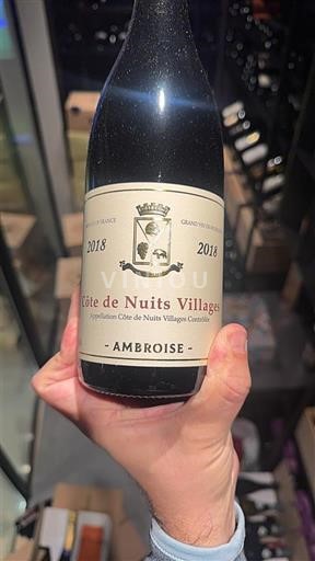 Burgundi Côte de Nuits -kylät Ambroise 2018