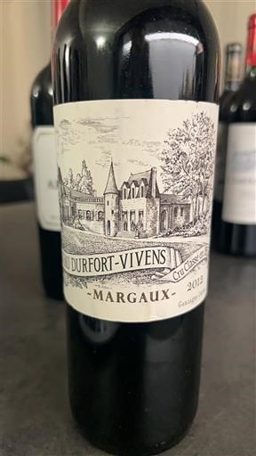 Bordeaux Margaux Grand Cru Château Durfort-Vivens 2012