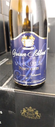 Alsasko Rulandské šedé Greiner- Schloer Douceur d'Automne 2016