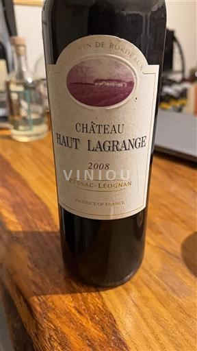 Bordeaux Pessac-Léognan Château Haut Lagrange 2008
