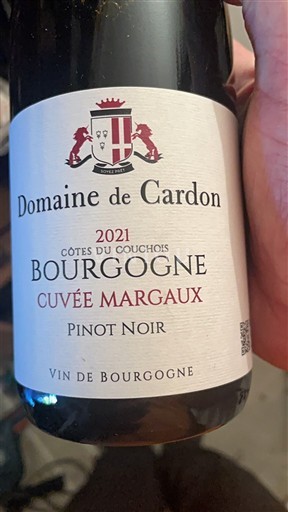 Borgogna Côtes-du-couchois Domaine Cardon Margaux 2021