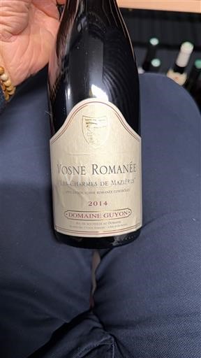 Бургундія Вон-Романе Domaine Guyon Les Charmes de Mazières 2014