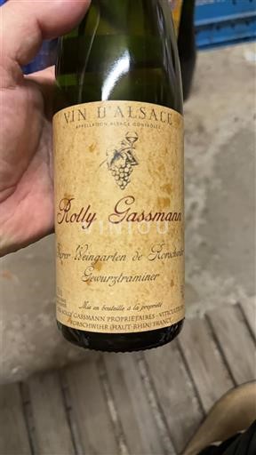 Alsace Rolly Gassmann Obérer Weingarten de Rorschwihr Gewurztraminer 2019