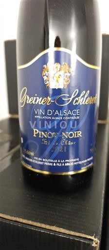 Ельзас Greiner-Schleret Pinot Noir Fût de Chêne 2021